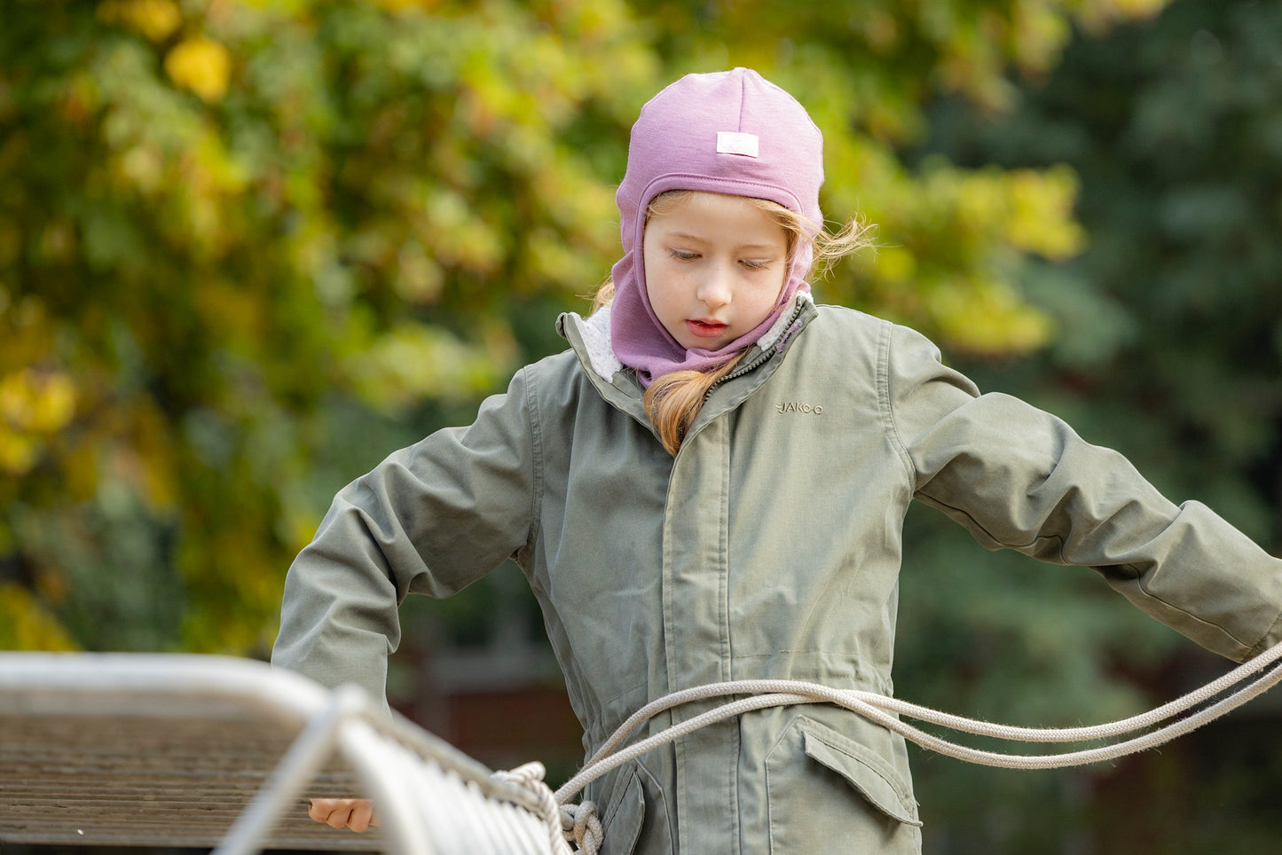 Toddler / Kids Merino Wool & Silk Balaclava