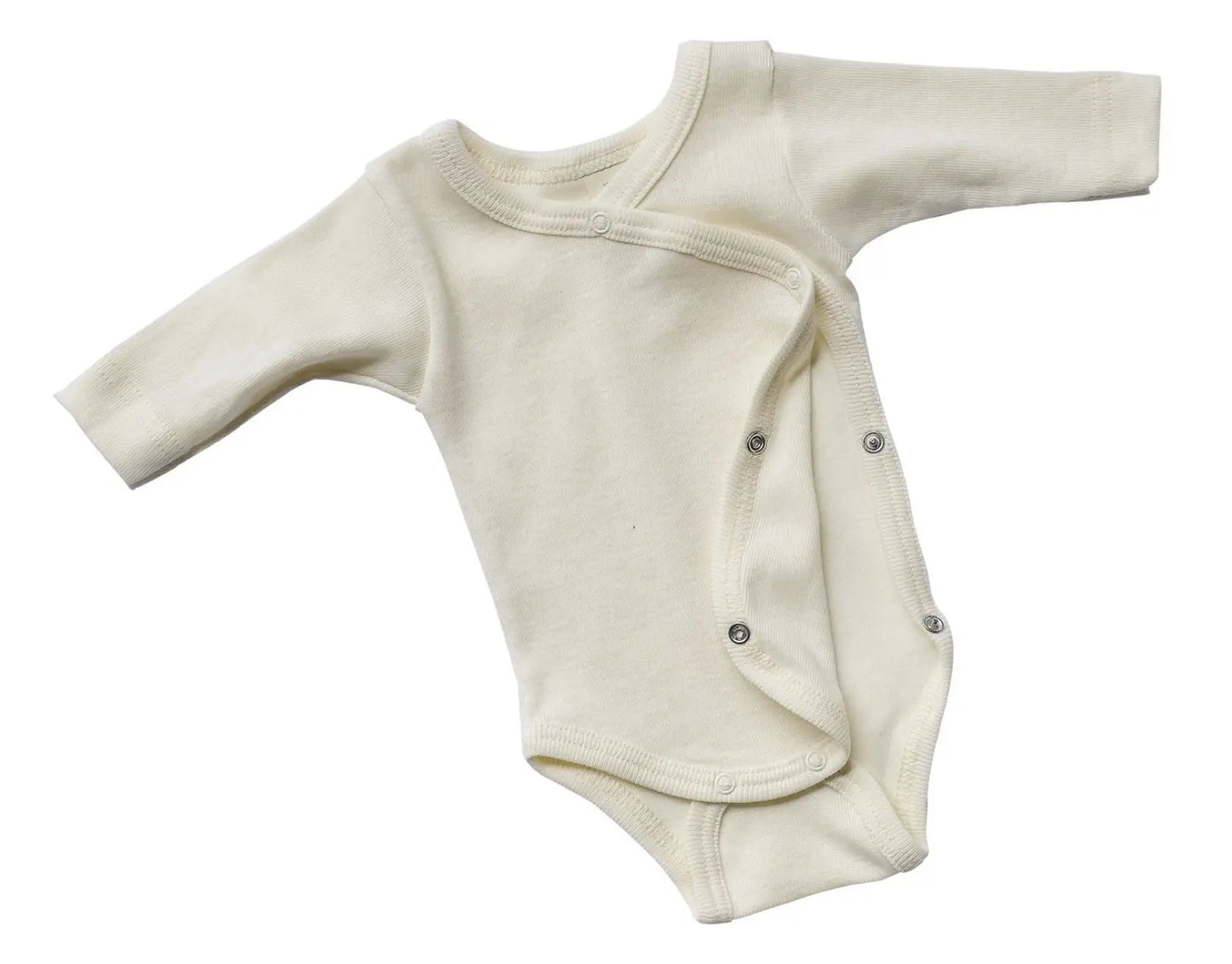 Engel Preemie Wool & Silk Long-Sleeved Bodysuit Engel