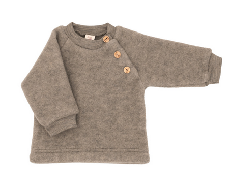 Baby Merino Wool Fleece Raglan Sweater